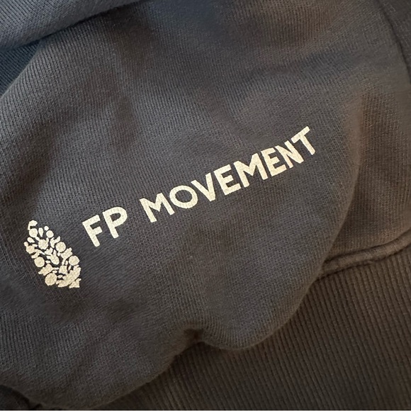 Free People FP Movement Undefeated Hoodie 
Washed navy blue - Picture 7 of 9